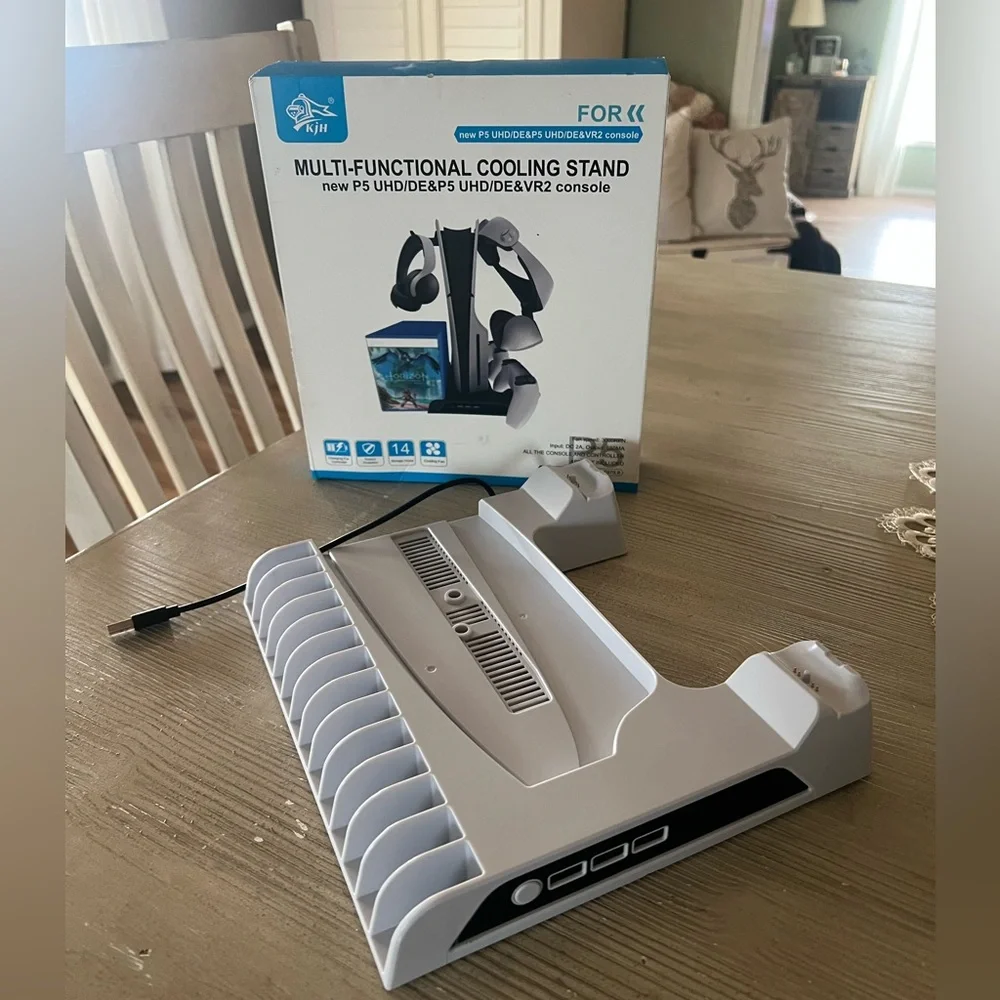 PS5 Cooling Stand & Dual Remote Carger